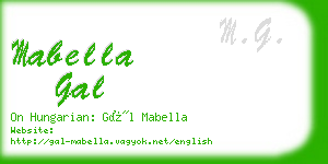 mabella gal business card